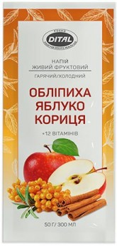 Напиток Облипиха Яблоко Корица + 12 витаминов